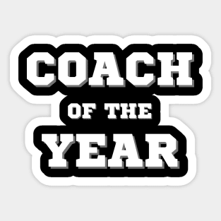 Coach of the Year Sticker